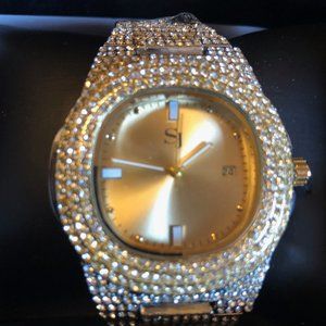 Sassy Jones 'QUEEN' Crystal Watch (NEW/never worn)